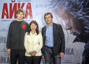 Александр Паль, Ксения Дукалис, Сергей Мирошниченко и другие на премьере фильма «Айка». Фото