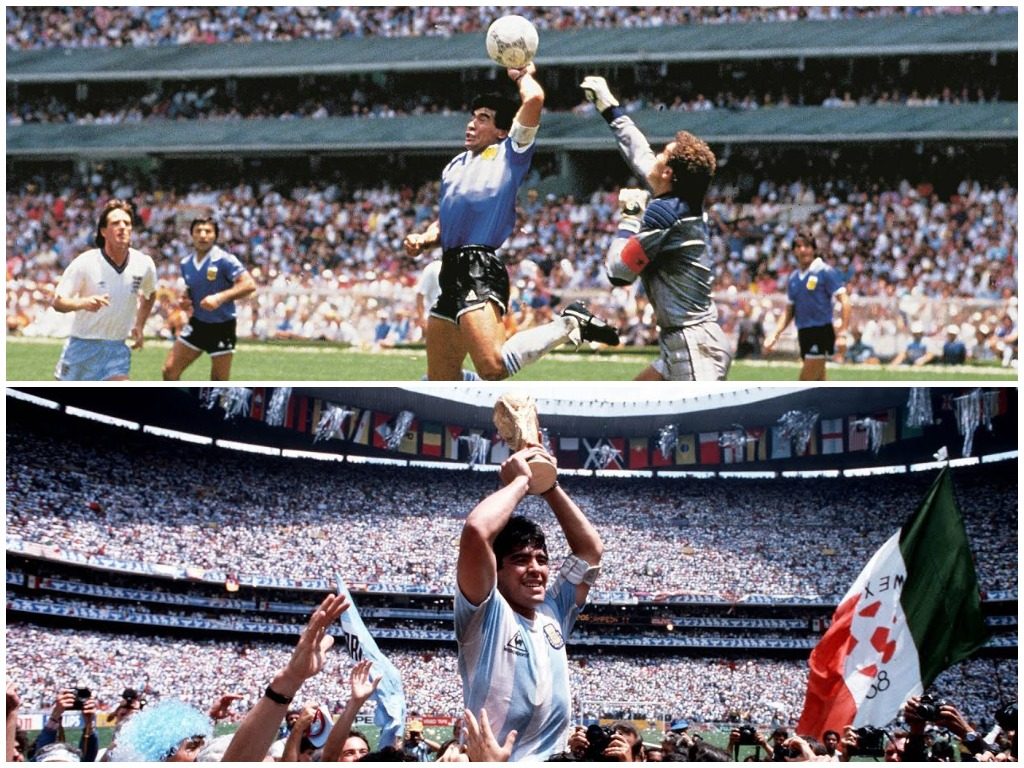 Диего Марадона -  «Рука Бога» и Кубок чемпиона мира