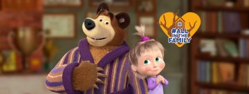 Мультсериал «Маша и Медведь» вошел в пятерку самых востребованных детских шоу в мире