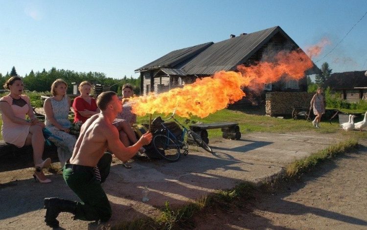 Человек-факел: Уникальный трюк Романа Курцына