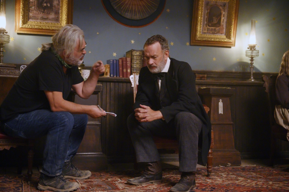 Фото со съемок фильма «Новости со всех концов света»