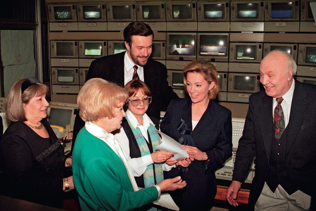 Подготовка программы «Время», 1999