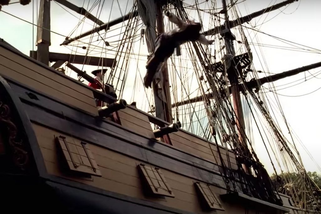 Кадр из фильма «Пираты Карибского моря. Проклятие «Черной жемчужины»