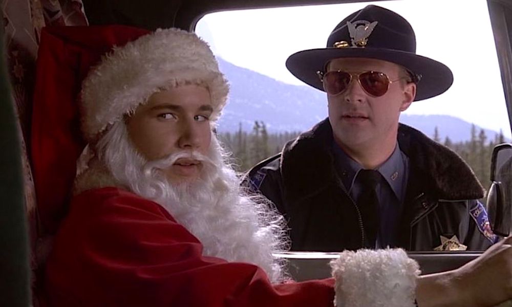 Санта в кино. Кадр из фильма