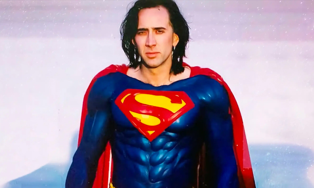 Николас Кейдж в образе Супермена