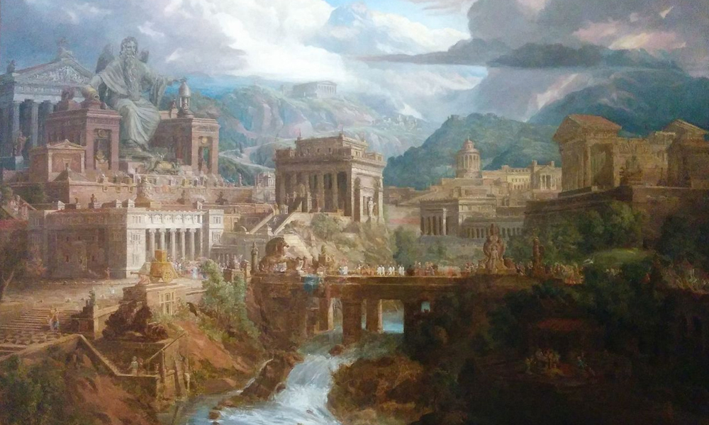 Джозеф Гэнди, «Юпитер Плювий, древнегреческий город Ливадия» (1819)