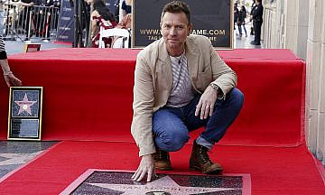 Юэн МакГрегор получил звезду на «Аллее славы»