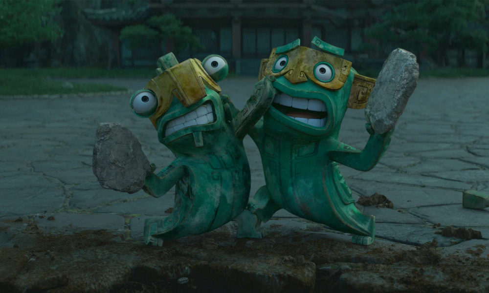 «Нэчжа побеждает Царя драконов»