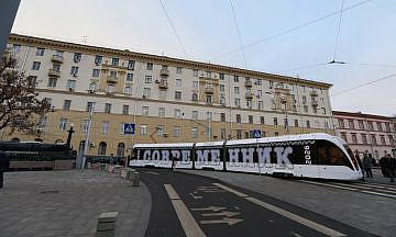 В Москве запустили тематический трамвай к юбилею «Современника»