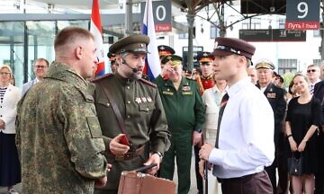 Тематический поезд «Единство в памяти. Сила в подвиге!» запустили ко Дню памяти и скорби