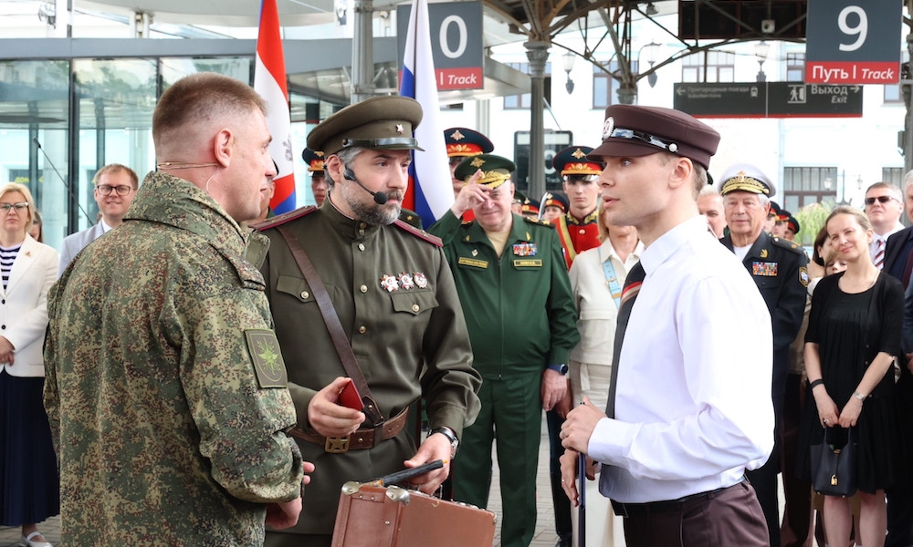 Тематический поезд «Единство в памяти. Сила в подвиге!» запустили ко Дню памяти и скорби